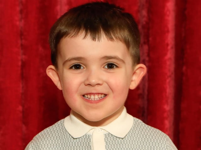 Fionn O'Kane. 1st place in Pre-school verse under 5.