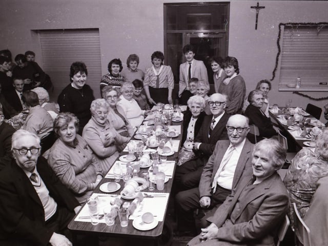 Senior Citizens' Christmas Dinner 1985.