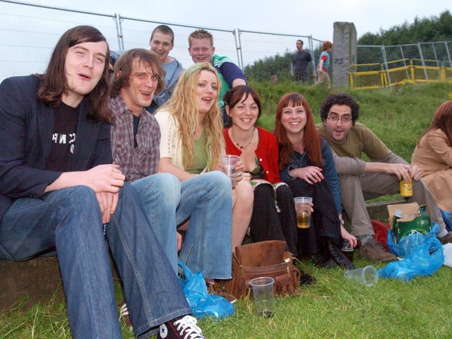 Chilling out at the Gasyard Feile. (1608PG71) : Pictured are families, festival goers and artists at the Gasyard Féile back in August 2005.