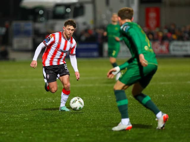 Derry City midfielder Adam O'Reilly has been in top form for the Candy Stripes.