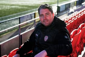 Ruaidhrí Higgins, manager of Derry City FC. Photo: George Sweeney