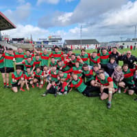 Doire Trasna defeat Ballerin to lift Derry Junior football title in Celtic Park