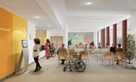 An artist's impression of how the new Cityside Health Hub at Fort George in Derry will look.