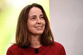 Sarah Friar, pictured on May 3, 2022 in Beverly Hills, California. (Photo by Patrick T. FALLON / AFP) (Photo by PATRICK T. FALLON/AFP via Getty Images)