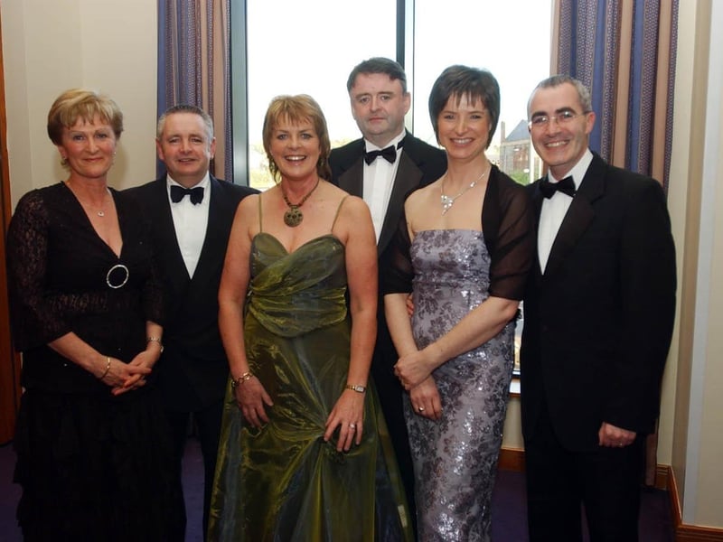 Included, are Carmel and David Bowman, Hannah and Michael Healy and Sandra and David McCallion. (0805A11) : .