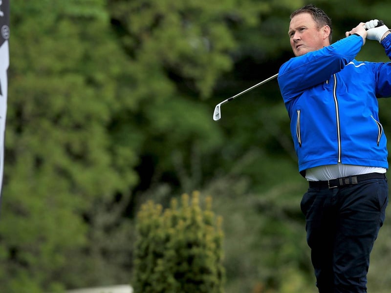 Michael McGeady during the 2017 PGA Assistants' Championship - Ireland Qualifier at County Meath Golf Club.