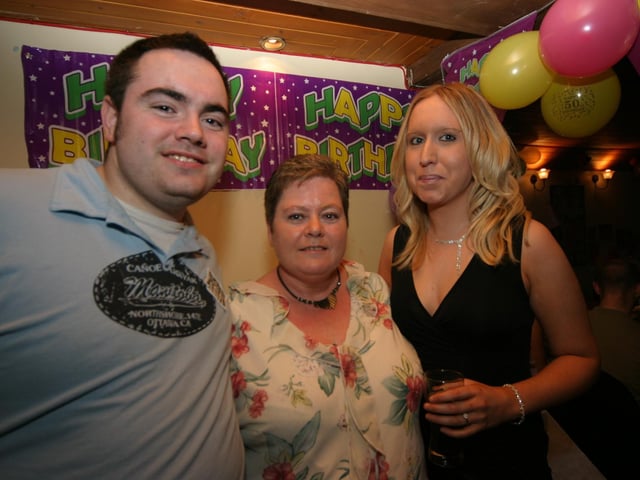 Noleen Gallagher's 50th birthday.