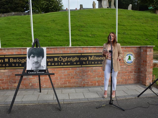A commemoration in memory of Charles English took place on the Lecky Road to mark the 40th anniversary of his death.