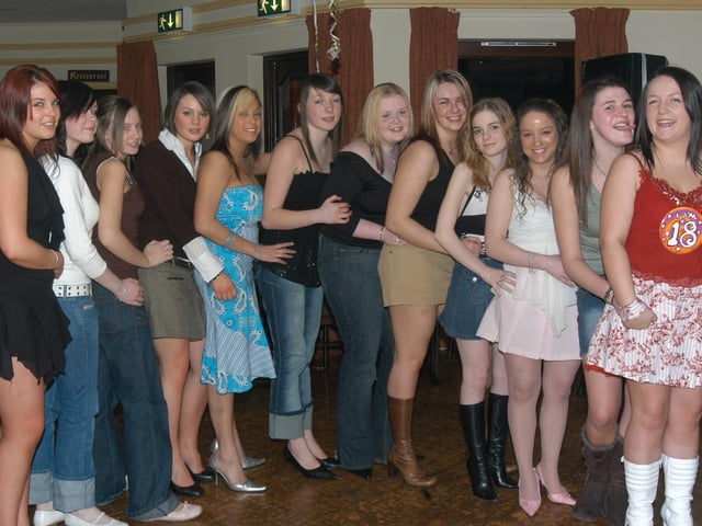 The big 18th birthday party for Nicola McCann.