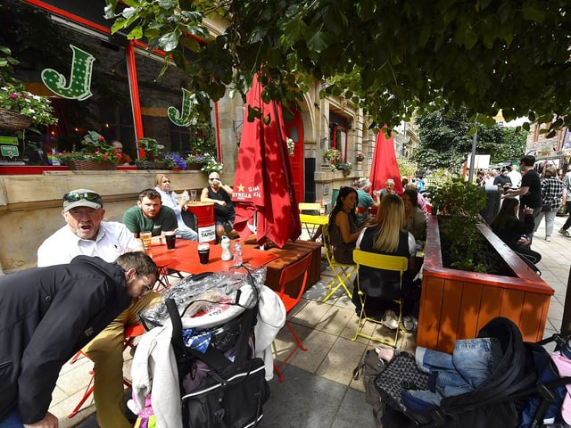 People at the LegenDerry Street Food Festival held at Guildhall Street and Harbour Square over the weekend.Photo: George Sweeney