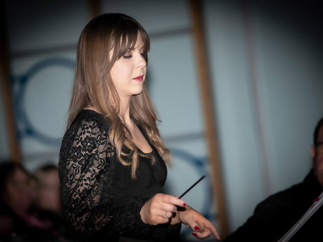 Musical conductor Miss Serena Doherty.