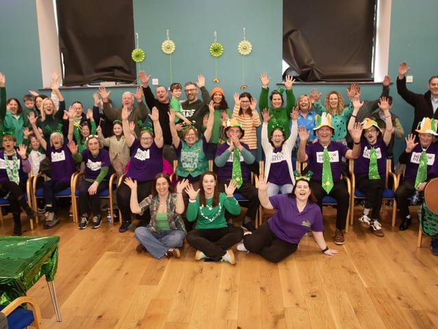 HAPPY ST. PATRICK'S DAY!. . . .The Mellow DEEDS Choir, family, friends and staff enjoying the St. Patrick's Day Concert at the Old Library Trust, Creggan. (Photos: Jim McCafferty Photography)