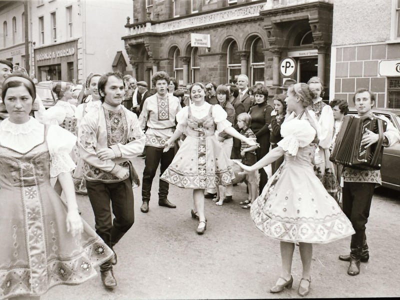 Folk music, dance and dress in Letterkenny and Buncrana in 1975.