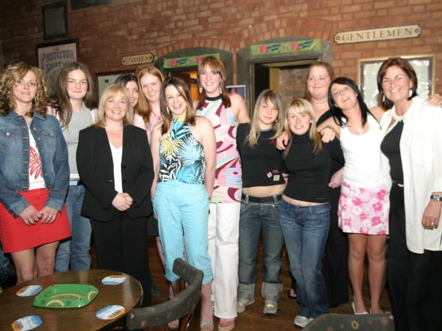Party celebrations back in June 2004.