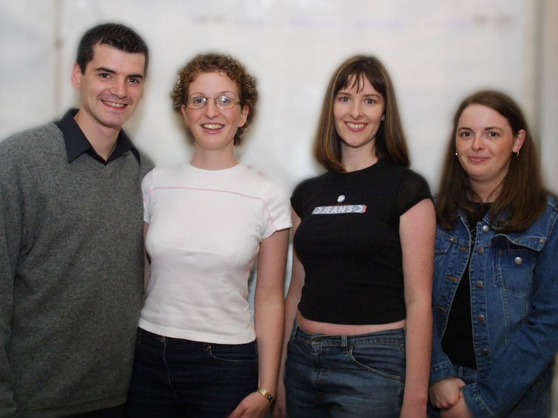 Group pictured backstage at the event.
