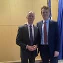 Roger Pollen, Head of FSB NI, and Joe Kennedy III in Washington last year