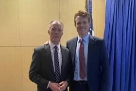 Roger Pollen, Head of FSB NI, and Joe Kennedy III in Washington last year