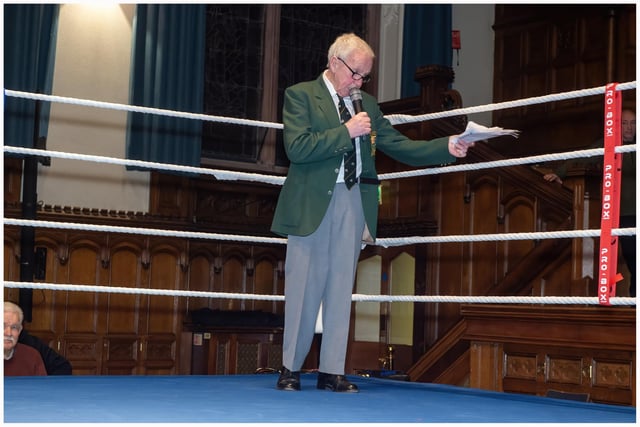 Master of ceremonies Peter O'Donnell