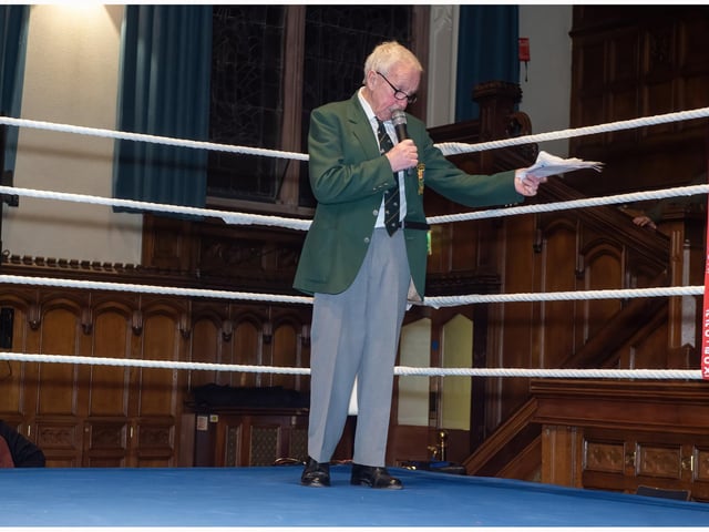 Master of ceremonies Peter O'Donnell