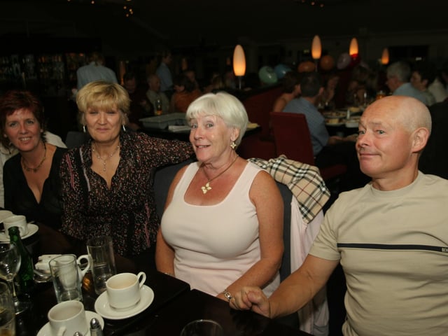 The Loughry family gets together for a party.