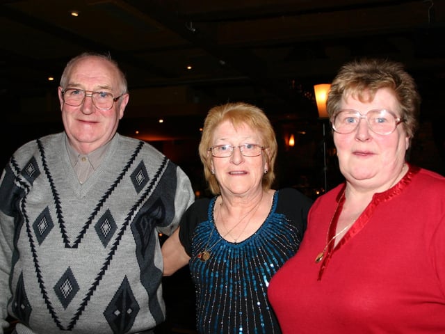Bridie Coyle out with friends and family.