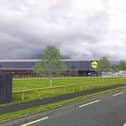 An artist's impression of the new Lidl store.