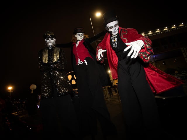 Fright Night in Derry on Tuesday as the sun goes down! (Photos: Jim McCafferty Photography)