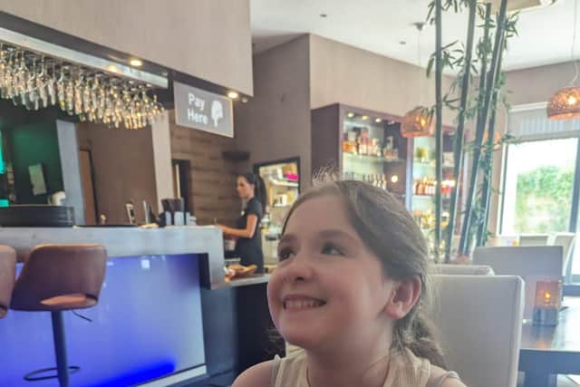 Ava celebrating her 12th birthday this year