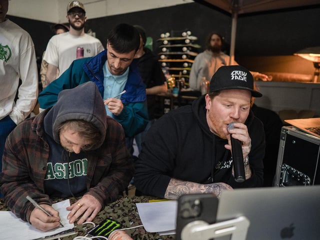 Irish Skateboarding Association (ISA) judges.