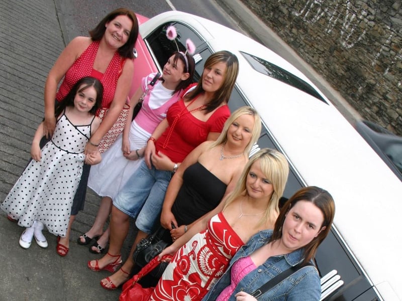 Looking forward to the Limo run as the girls get ready to party. 4897/dd