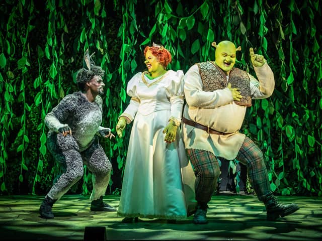A scene from Shrek the Musical.