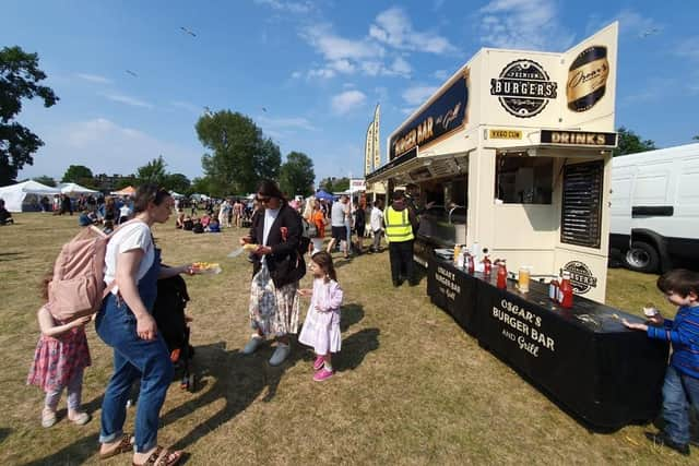 More than 80 local traders and food stalls parked up in Leith Links for the occasion.