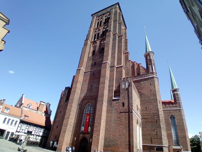 St. Mary's Basilica in Gdánsk is one of the largest brick churches in the world