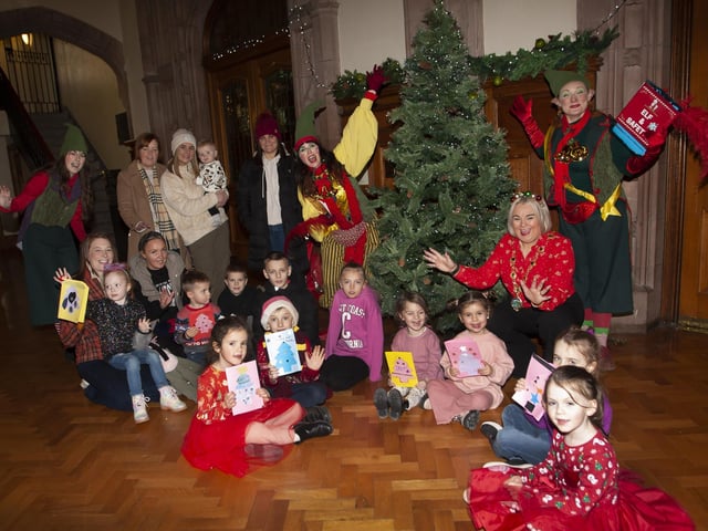 A Magical Christmas Experience around the tree with Mayor Sandra Duffy and two of her elves on Saturday. (Photos: Jim McCafferty Photography):.