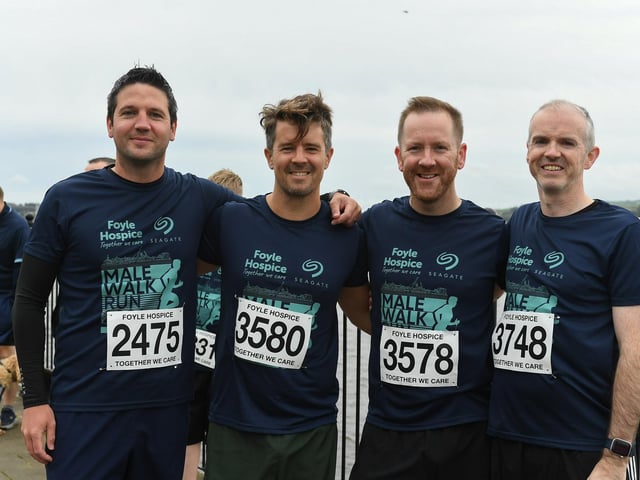 Foyle Hospice Run/Walk participants. Photo: George Sweeney