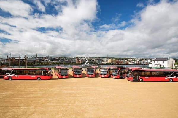 The electric Foyle Metro fleet will be fully operational in July in a first for Derry.