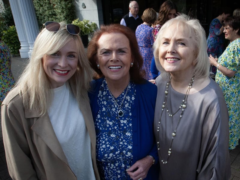 Patricia McCready, Úna and Bláthnaid Mahon pictured on Saturday.