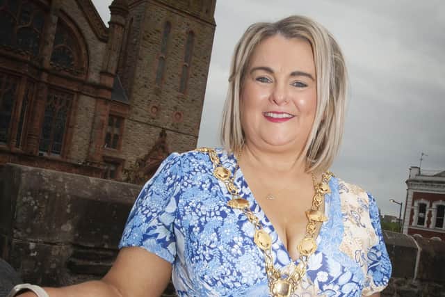 The Mayor of Derry City and Strabane District Council, Sandra Duffy. (Photo: Jim McCafferty Photography)