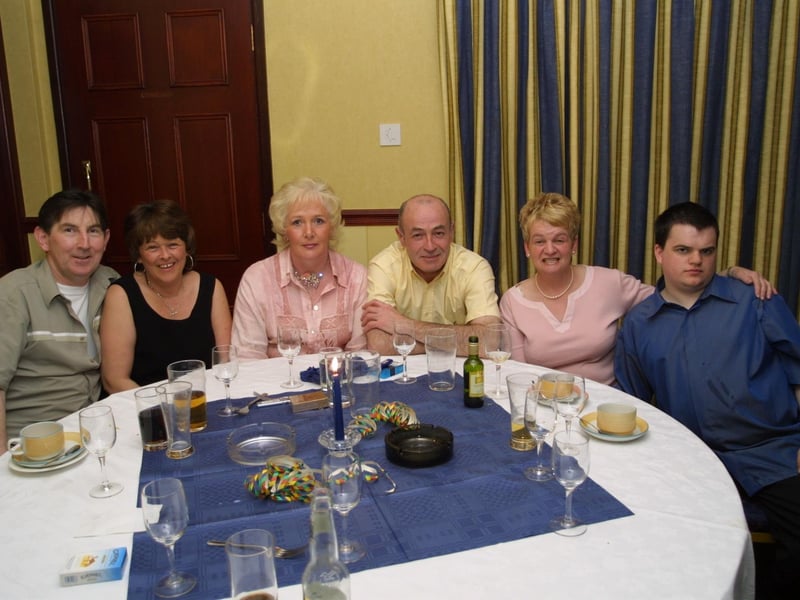 From left, Johnny McIntyre, Patricia McIntyre, Justine Connor, Aidan Connor, Marie Connor and Jude Connor.