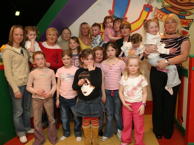 Party celebrations back in 2004: Matthew Anderson.