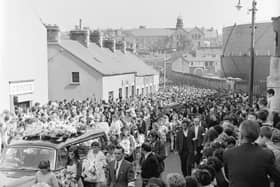 Over 10,00 people attended the funeral of Annette McGavigan in September 1971.