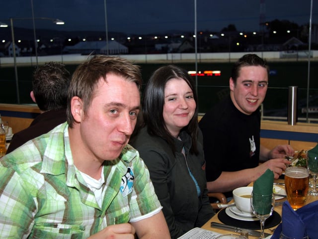 Joe Hope, Ann Dunne, George Caldwell 0054JML : Parties and celebrations across Derry in May 2006.