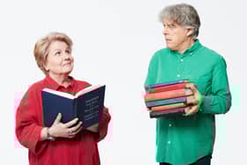 Sandi Toksvig and Alan Davies