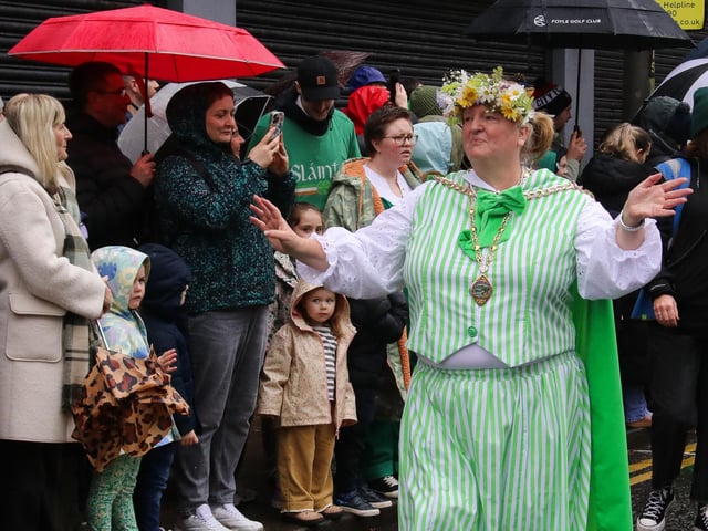 Deputy Mayor Niree McMorris having a great time at the St. Patrick’s Day Parade. (Photo - Deirdre Heaney, nwpresspics)