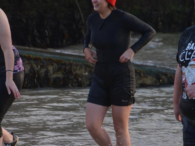 Malin Head Community Christmas Day Swim at Portmor Beach.