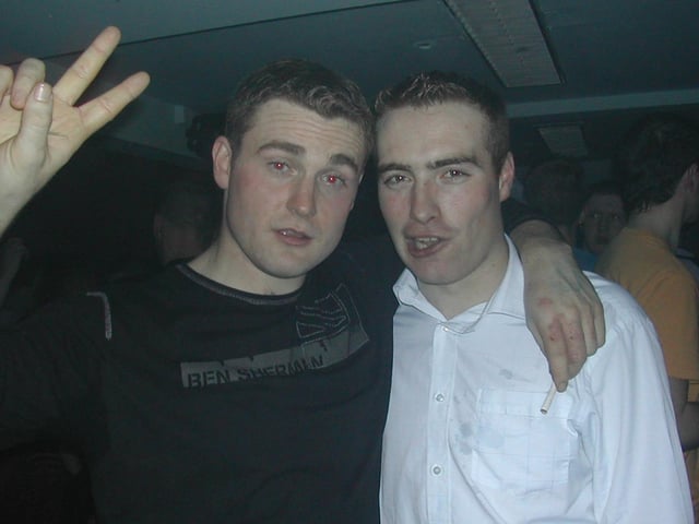 A night out in Derry back in January 2004.