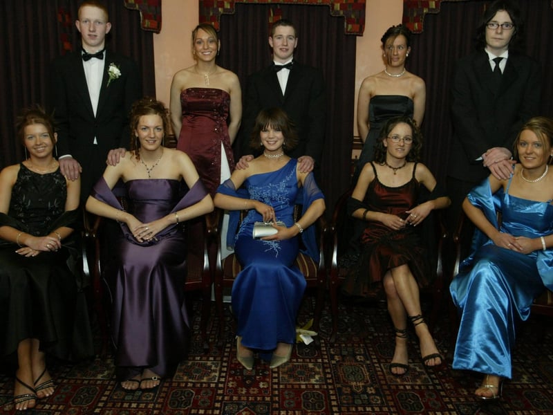 Seated are Siobhan Gill, Joane McCarron, Lisa Orr, Denise Doherty and Catherine McLaughlin. Standing are Kevin McLaughlin, Patricia McLaughlin, Barry O'Loughlin, Aisling Doherty and Paul McConologue. (1301JB24)