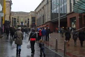 Shoppers in Glasgow city centre. Photo: Brendan McDaid