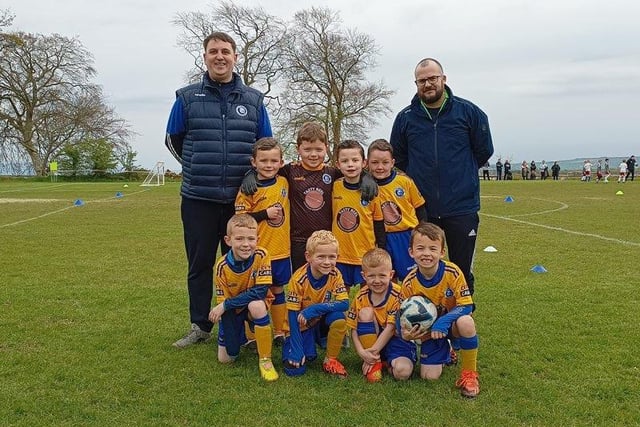 Trojans who took part in the Gerry Magee Cup, which took place in Culmore.