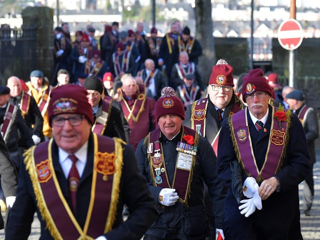 Apprentice Boys of Derry Shutting of the Gates commemoration held in the city on Saturday. Photo: George Sweeney